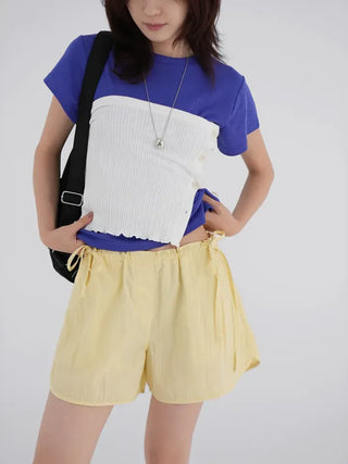 Mirel Comfort Diagonal Sleeve T-shirt
