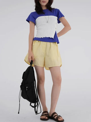 Mirel Comfort Diagonal Sleeve T-shirt