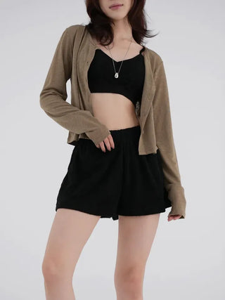 Burnett See-through Linen Daily Spring/Summer Cardigan