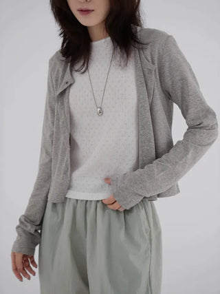 Burnett See-through Linen Daily Spring/Summer Cardigan