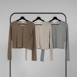 Burnett See-through Linen Daily Spring/Summer Cardigan