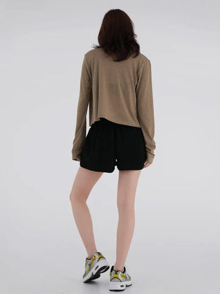 Burnett See-through Linen Daily Spring/Summer Cardigan