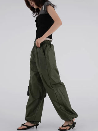 Foamin Glossy Nylon Pants
