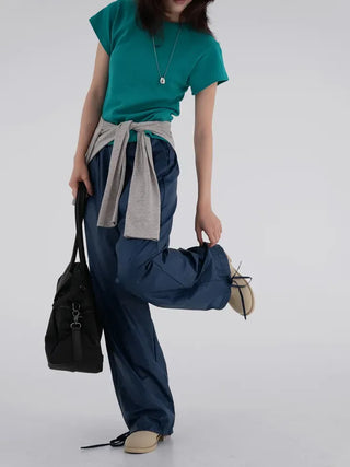 Foamin Glossy Nylon Pants