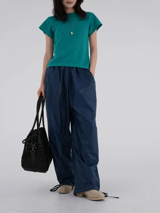 Foamin Glossy Nylon Pants