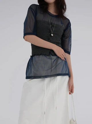 Dalien See-through Layered T-shirt