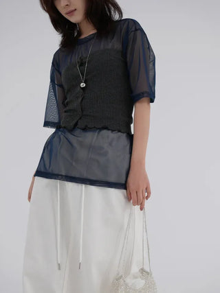 Dalien See-through Layered T-shirt