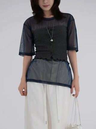 Dalien See-through Layered T-shirt