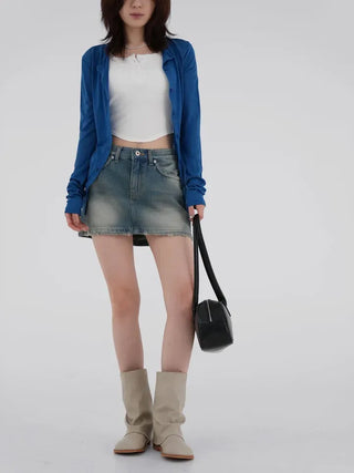 Kariel Ribbed Round Sleeveless Top