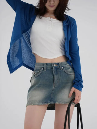 Kariel Ribbed Round Sleeveless Top