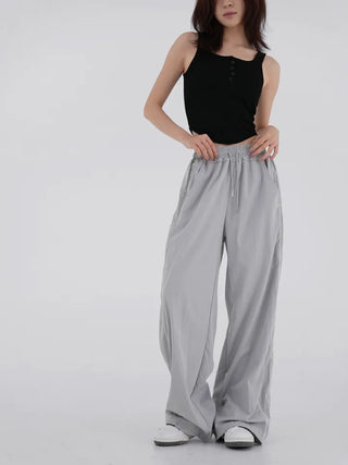 Kariel Ribbed Round Sleeveless Top