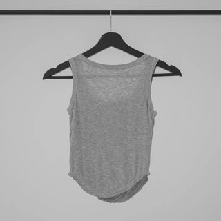 Kariel Ribbed Round Sleeveless Top