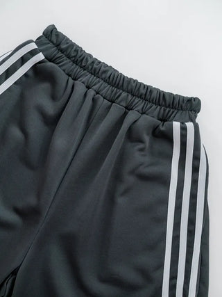Qunin Three-Stripe Ribbon Strap Pants