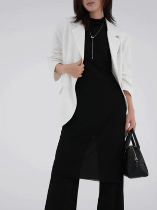 Curvy Pleated Long Pants
