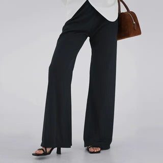 Curvy Pleated Long Pants