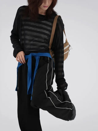 Woomin Color Block Track Pants