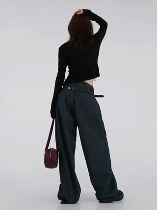Leui Bijo Non-Faded Raw Denim Pants