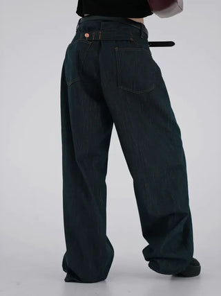 Leui Bijo Non-Faded Raw Denim Pants