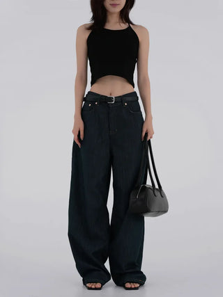 Leui Bijo Non-Faded Raw Denim Pants