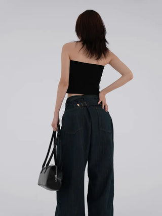 Leui Bijo Non-Faded Raw Denim Pants