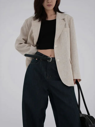Leui Bijo Non-Faded Raw Denim Pants