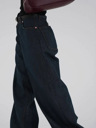 Leui Bijo Non-Faded Raw Denim Pants
