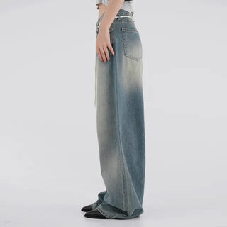 Lily String Wide Denim Pants