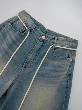 Lily String Wide Denim Pants