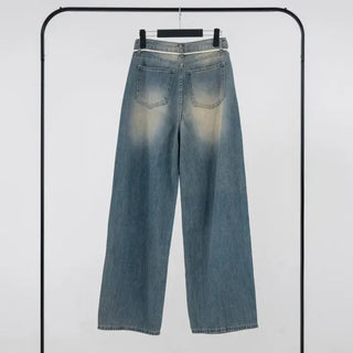 Lily String Wide Denim Pants