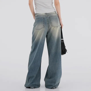 Lily String Wide Denim Pants