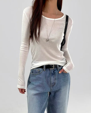 Loewe Rayon Basic Long Sleeve Tee
