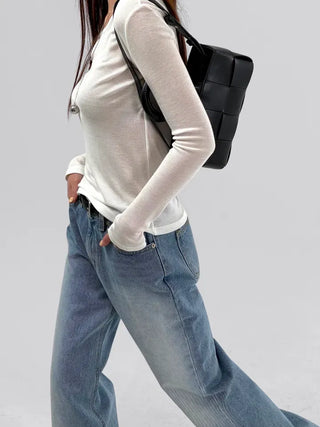 Loewe Rayon Basic Long Sleeve Tee