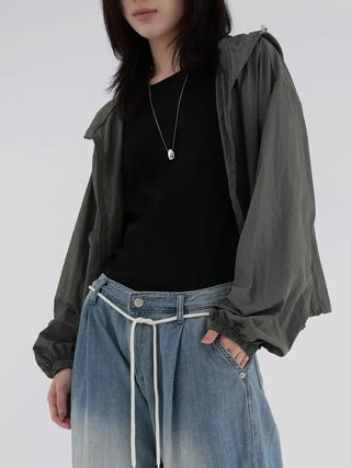Lia Basic Semi-Loose Cotton Short Sleeve Tee