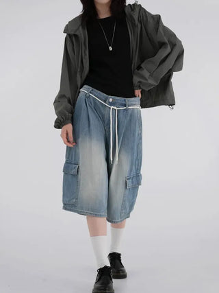 Lia Basic Semi-Loose Cotton Short Sleeve Tee