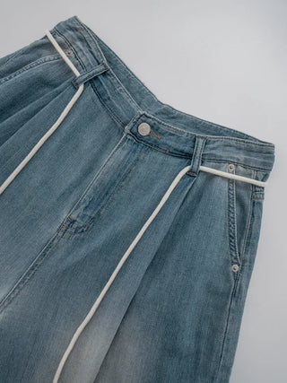 Mana String Cargo Denim Pants