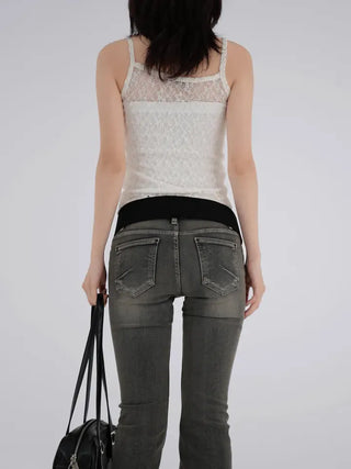 Leon Flower Lace Sleeveless