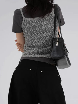Leon Flower Lace Sleeveless