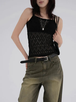 Leon Flower Lace Sleeveless
