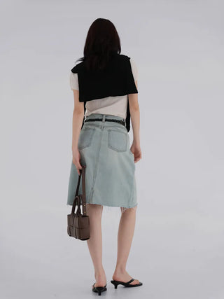 Luing Half-Neck Pleated Short Sleeve