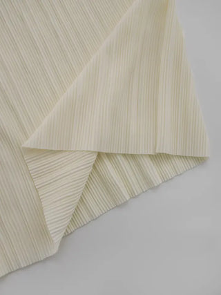 Luing Half-Neck Pleated Short Sleeve