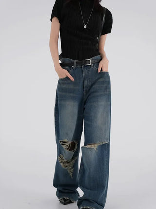 Liang Damaged Washed Pants