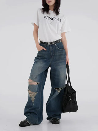 Liang Damaged Washed Pants