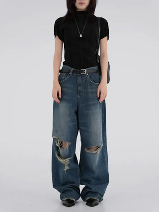 Liang Damaged Washed Pants