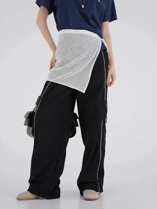 Kming Crochet Wrap Skirt