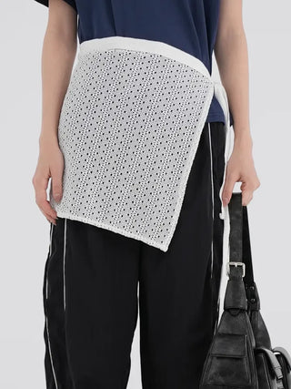 Kming Crochet Wrap Skirt