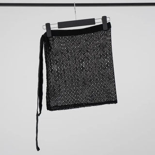 Kming Crochet Wrap Skirt
