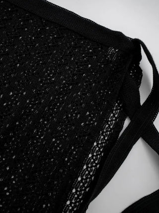 Kming Crochet Wrap Skirt
