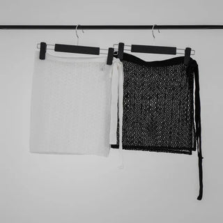 Kming Crochet Wrap Skirt