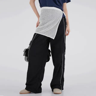 Kming Crochet Wrap Skirt