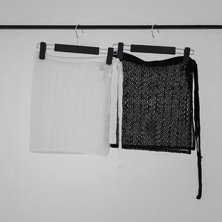 Kming Crochet Wrap Skirt
